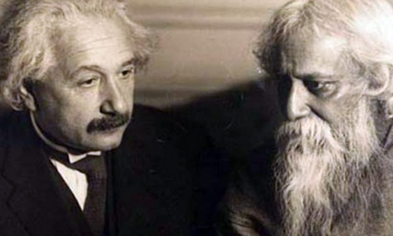 Meeting between Albert Einstein and Rabindranath Tagore | Vedic Tribe