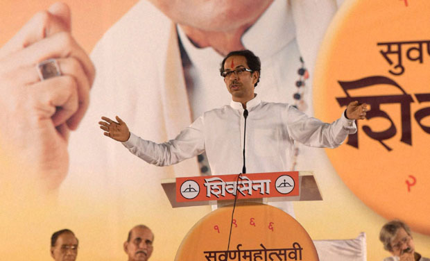 Uddhav Thackeray takes Gaumutra jibe at BJP on Dussehra