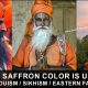 Why Saffron Color is used