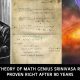 Deathbed Theory of Math Genius Srinivasa Ramanujan Proven Right After 90 Years
