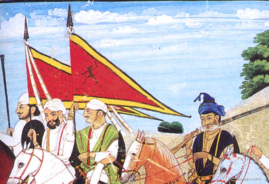 Varahi on sikh flags