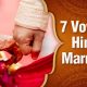 Seven Vows and Steps (pheras) of Hindu Wedding explained